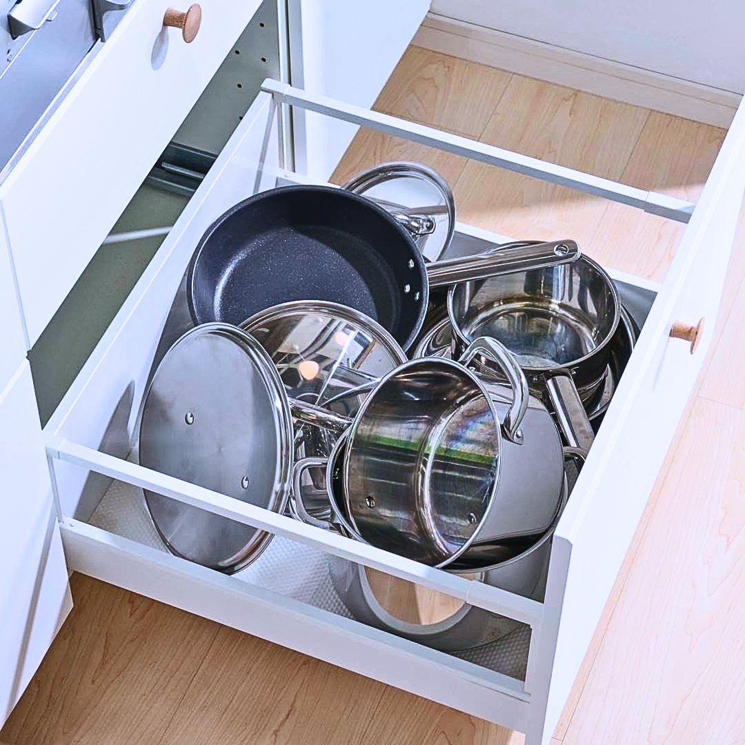 2 XIKEA VARIERA lid holders made of stainless steel