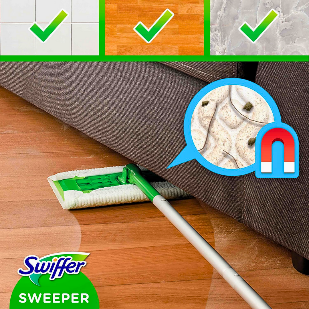 Влажные салфетки для пола Swiffer, лимон, 12 шт.