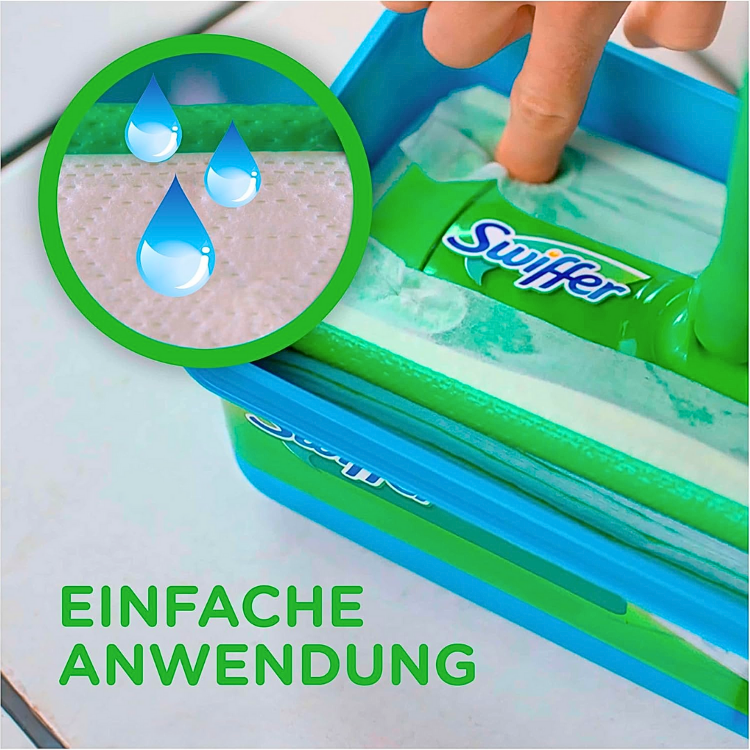 Влажные салфетки для пола Swiffer, лимон, 12 шт.