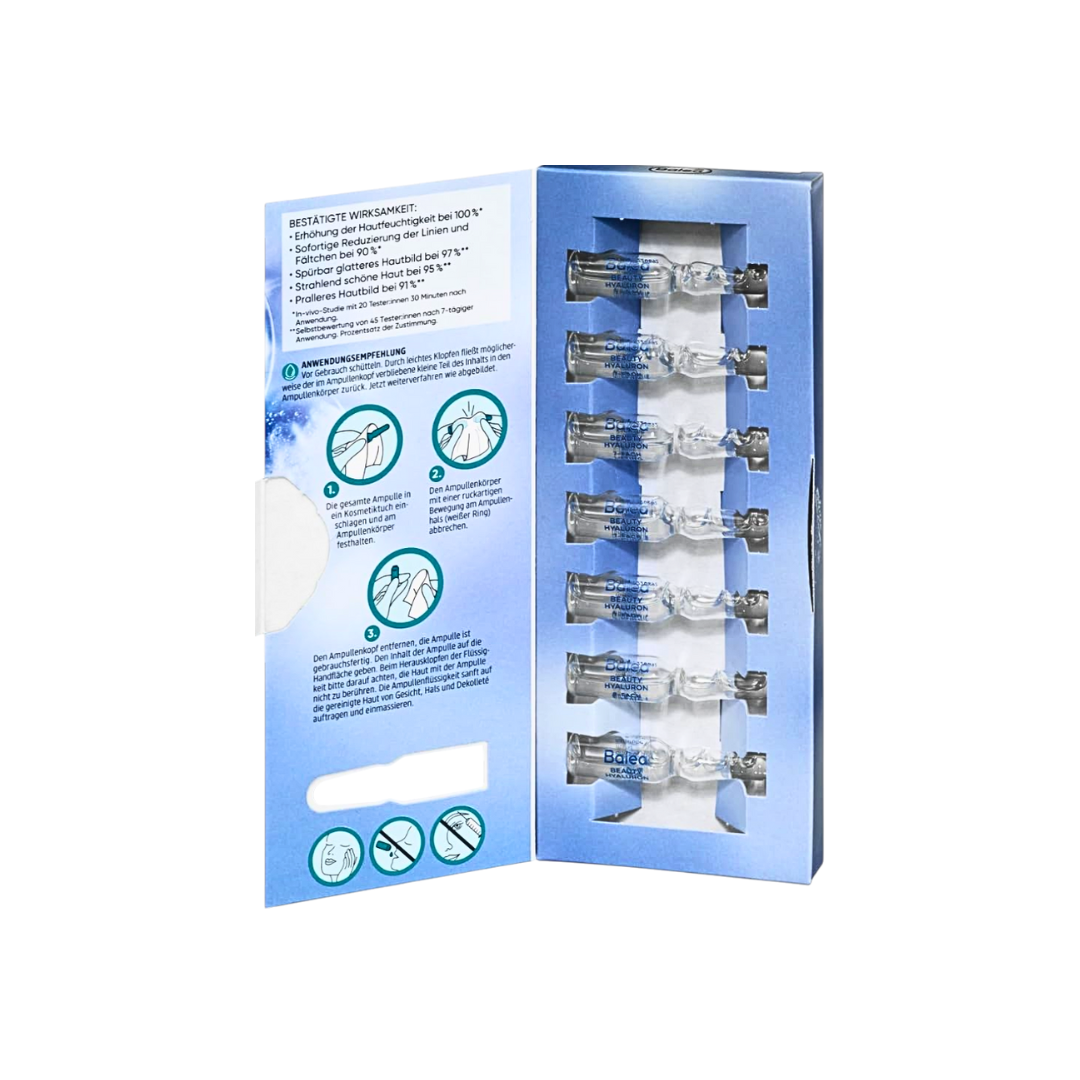 Balea Beauty Hyaluron 7-fold lifting treatment – 7 ampoules