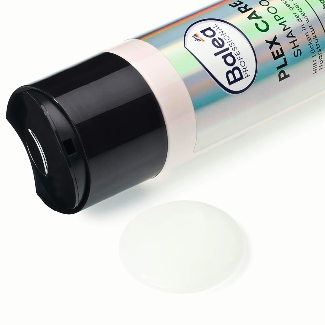 Набор Balea Professional: шампунь Plex Care 250 мл + кондиционер 200 мл + масло Glossy & Long 20 мл – восстанавливающий набор из 3 предметов
