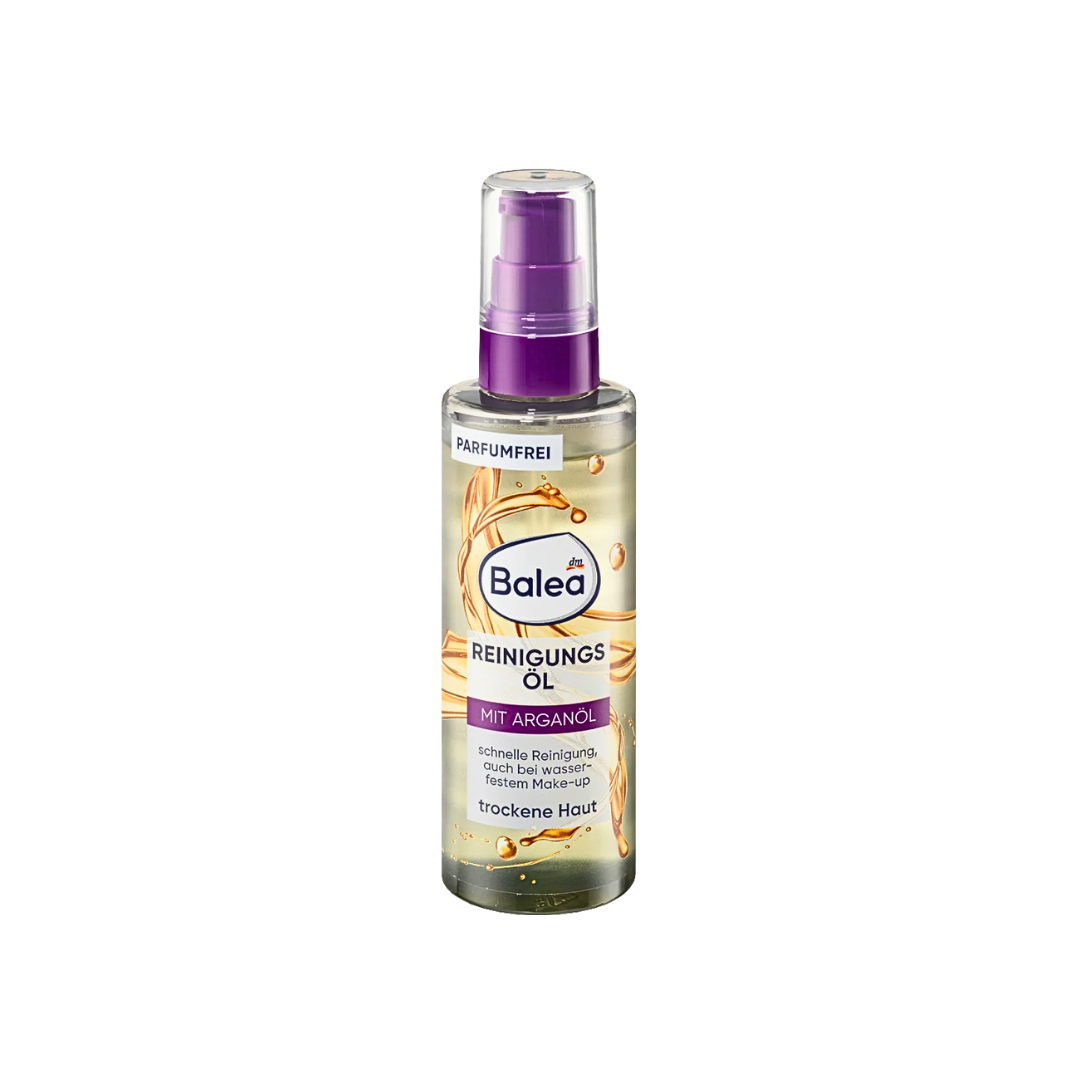 Очищающее масло Balea Argan Oil – 100 мл – без отдушек, снимает водостойкий макияж