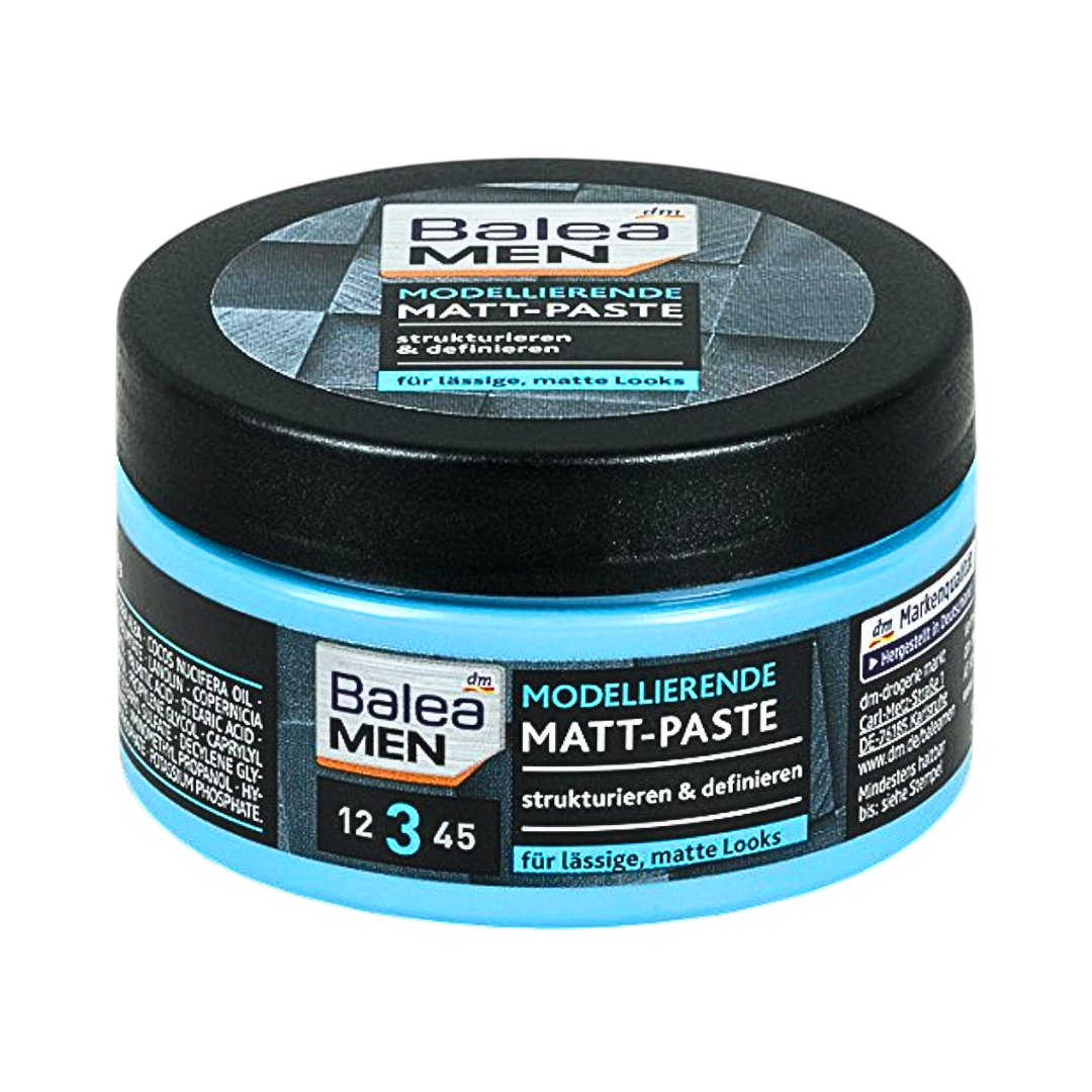 Balea MEN Modeling Matt Paste – 100 мл – гибкая фиксация и матовый финиш