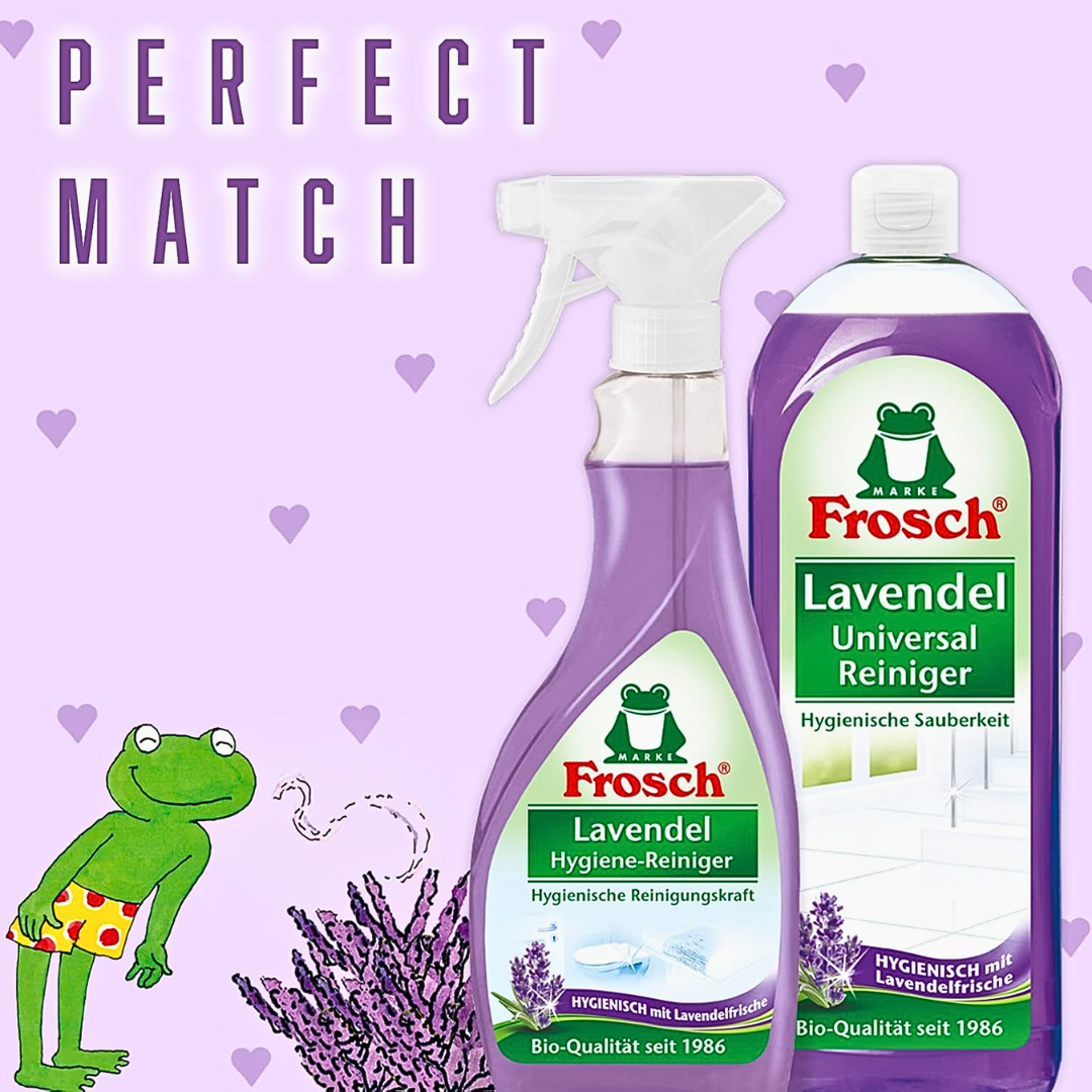 Универсальное чистящее средство Frosch Lavender - упаковка из 10 штук (10 x 750 мл)