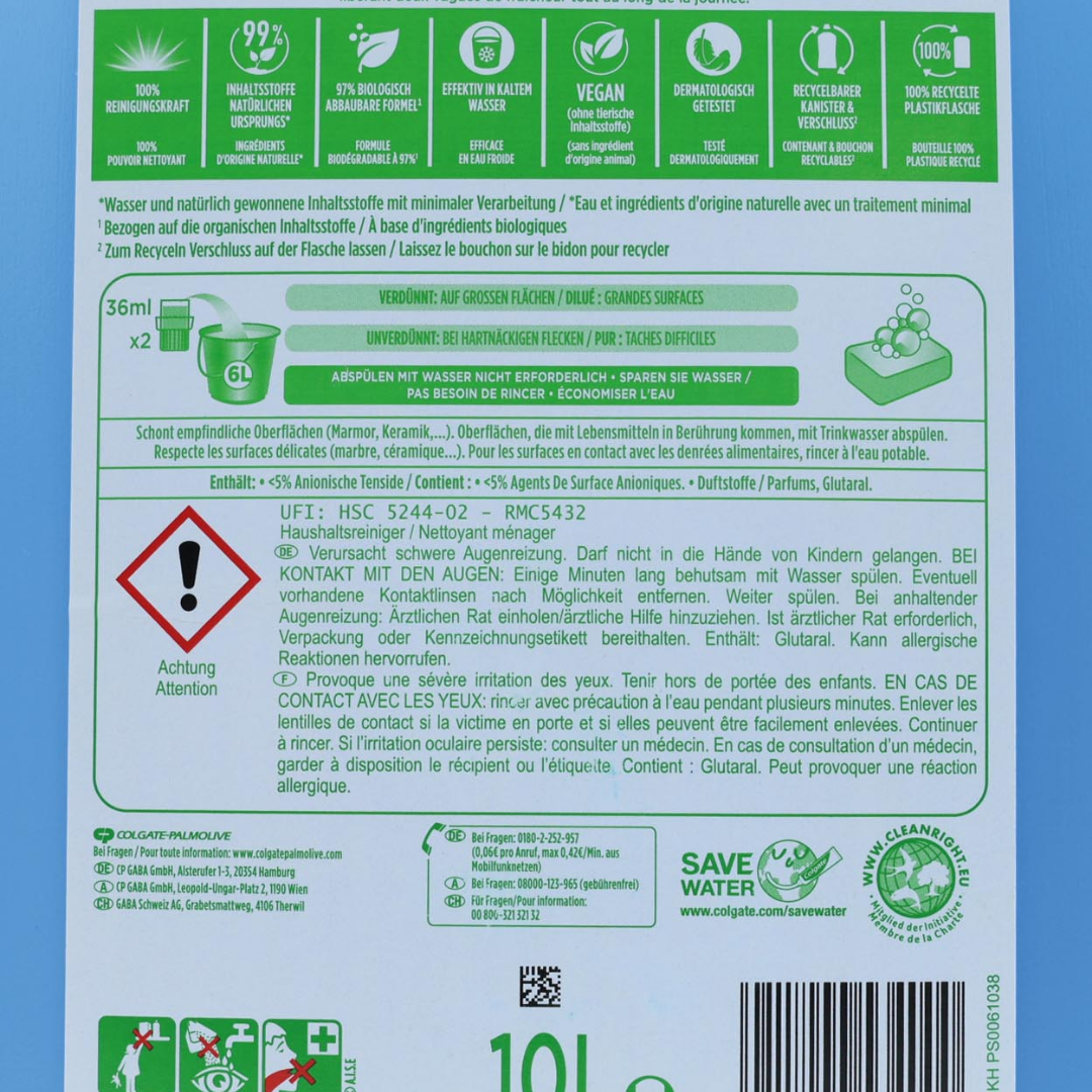 Ajax All-Purpose Cleaner 10 Liters Fresh Scent