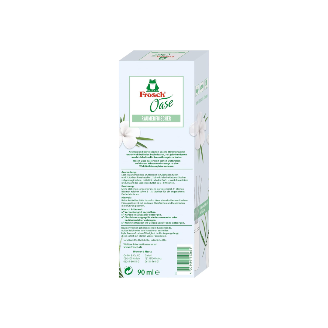 Освежитель воздуха Frosch Oase «Creme Spa» – дизайнерский флакон 90 мл