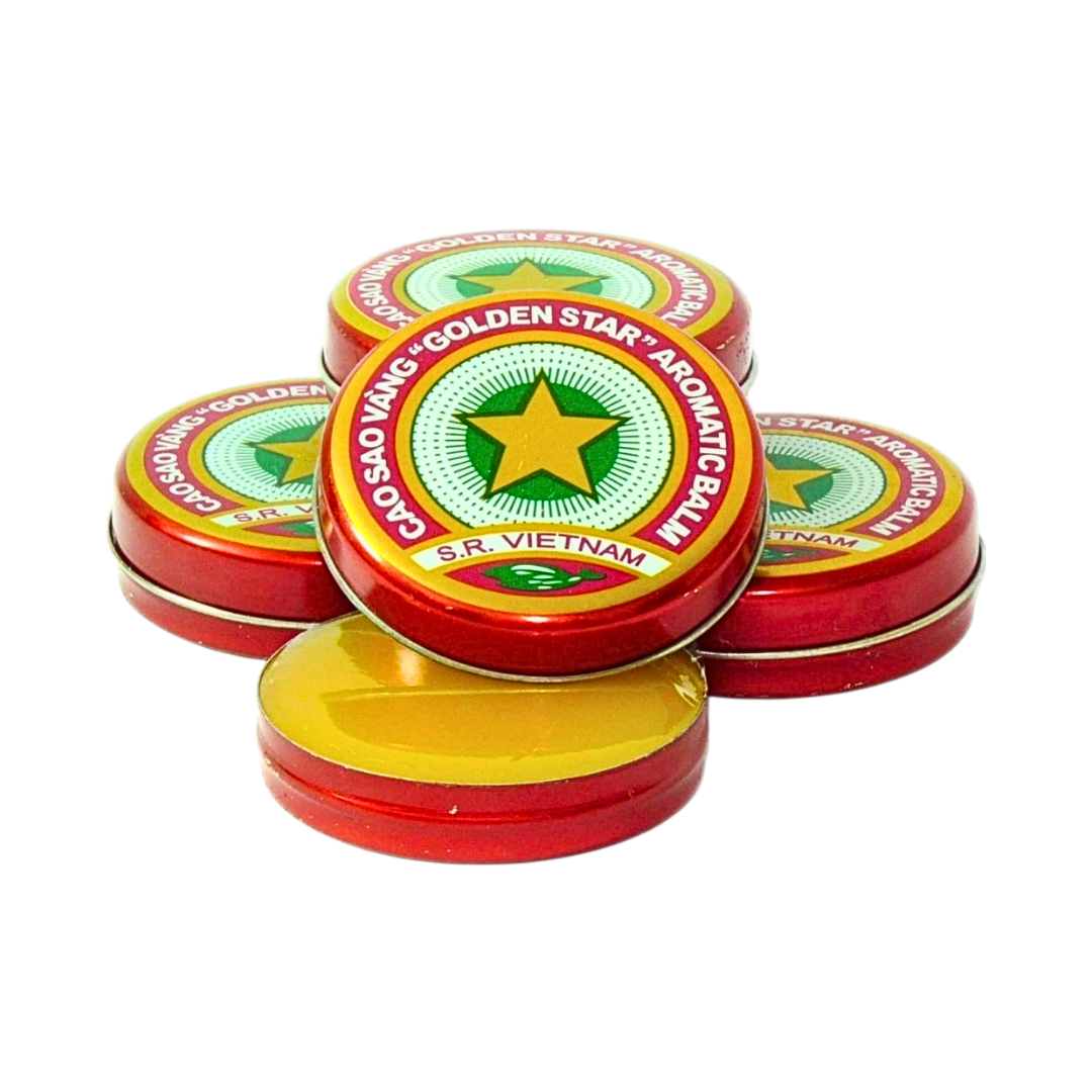 Бальзам Golden Star - 12 банок по 3 г - Cao Sao Vàng Vietnam 