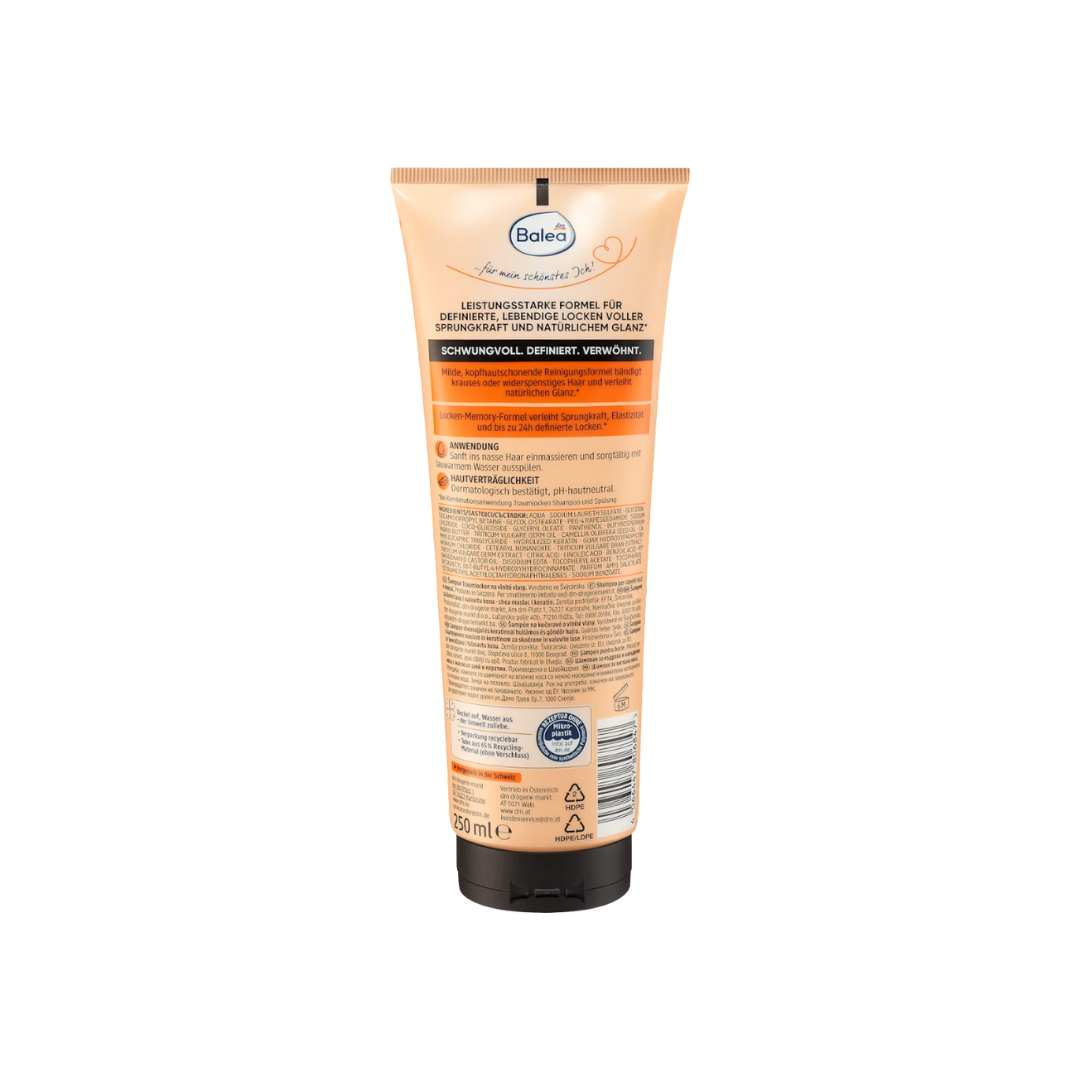 Balea Professional Dream Curls Care Set – Шампунь 250 мл + Кондиционер 200 мл + Масло для волос 100 мл 