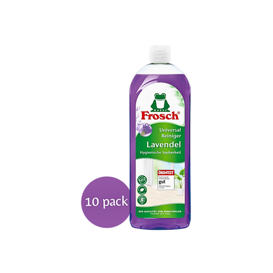 Универсальное чистящее средство Frosch Lavender - упаковка из 10 штук (10 x 750 мл) 