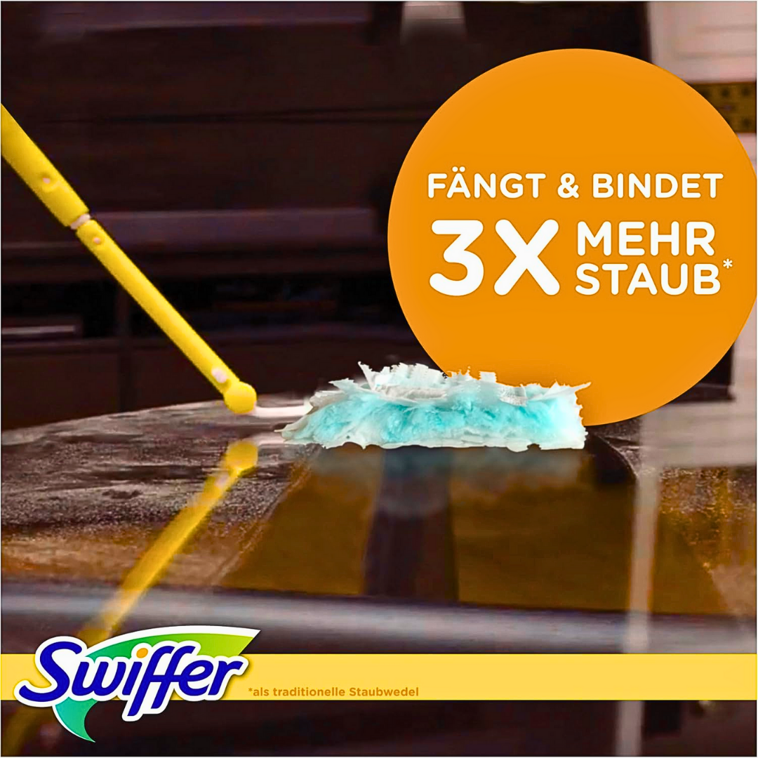 Стартовый набор Swiffer XXL Dust Magnet – Телескопическая ручка + 2 сменные салфетки