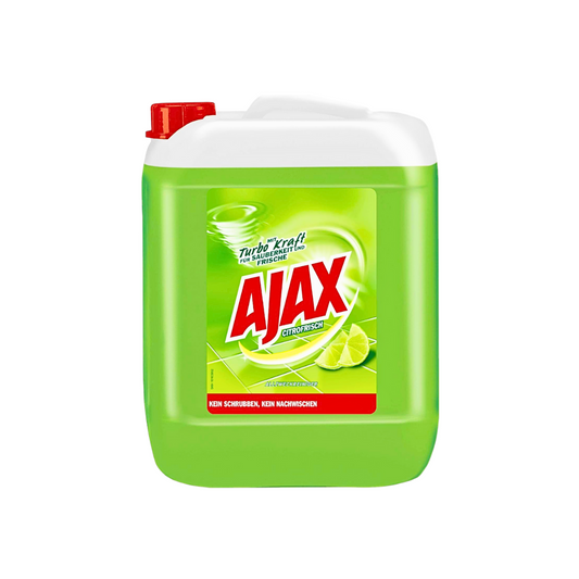 Ajax All-Purpose Cleaner Citrofrische 10L - Cleaner for cleanliness and freshness, ideal for the office, business, practice, or home, in a practical canister