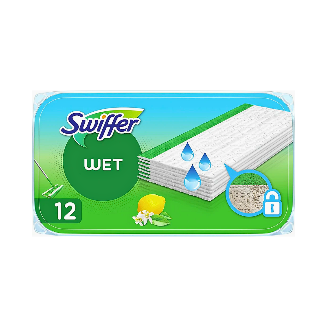 Сменный набор влажных салфеток для пола Swiffer с ароматом цитрусовых – 48 шт. (4 x 12)