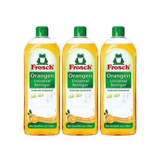 Универсальное чистящее средство Frosch Orange - упаковка из 3 штук (3 x 750 мл) 
