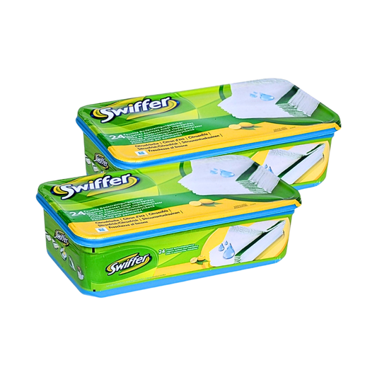 2x Swiffer wet wipes refill pack 24 wipes