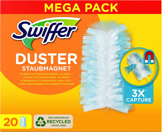 Swiffer Staubmagnet (20 Tücher) Staubwedel ideal gegen Staub, Tierhaare & Allergene