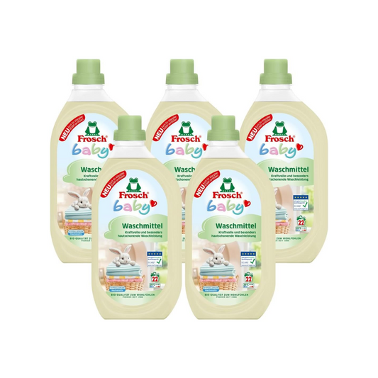 FROSCH Baby - Стиральный порошок с ромашкой, упаковка 5 шт. (5 x 1,5 л) 