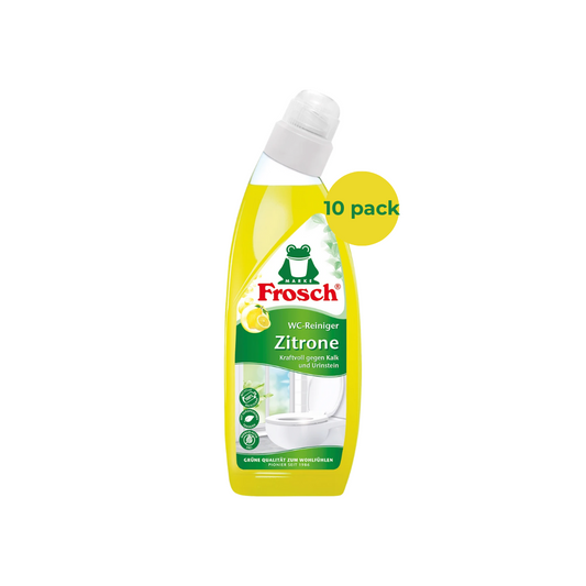 Чистящее средство для туалета Frosch Lemon – упаковка 10 шт. (10 × 750 мл) 