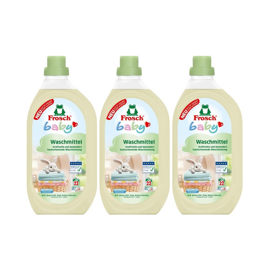 Детское моющее средство для стирки Frosch «Ромашка» – упаковка из 3 шт. (3 x 1,5 л) (66 стирок) 